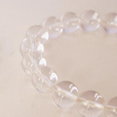 【浄化・魔除け】水晶パワーストーンブレスレット10ミリ